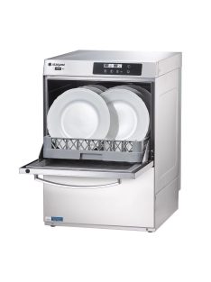   Tányérmosogató gép digitális mosószer adagolóval és ürítő szivattyúval 6,4 KW 50-es ipari Aqua A5