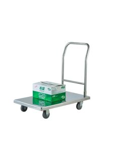   Áruszállító kocsi rozsdamentes 100×60×87 cm masszív 150 kg terhelésig