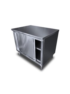   Neutrális pult, tolóajtós munkaasztal méret:140x60x85 cm,Ferrara professional