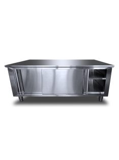   Neutrális pult, tolóajtós munkaasztal méret:200x60x85 cm,Ferrara professional